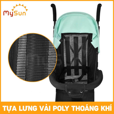 Xe đẩy ngồi du lịch cho em bé 6 tháng 1 2 3 4 tuổi gấp gọn Base MySun