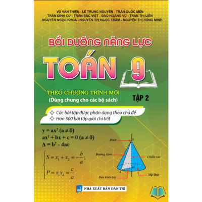 Sách - Bồi Dưỡng Năng Lực Toán 9 Tập 1 + Tập 2 (Biên Soạn Theo Chương Trình Mới)