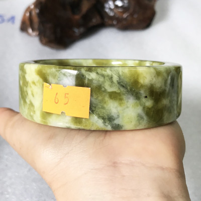 Vòng tay bạch ngọc trắng bản vuông cao 2.5 cm cho nam ( nhiều kích thước đường kính từ 6.0 đến 7.0cm)