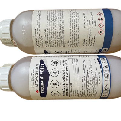 (An toàn-Hạ gục ngay) Hàng nhập Nhật - Thuốc diệt muỗi, kiến, gián, rệp... Pesguard 161 chai 1 lít