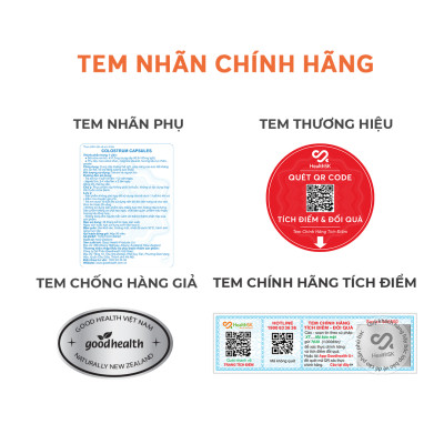 Sữa non dạng viên Goodhealth Immunoactive Colostrum tăng sức đề kháng, tăng kháng thể