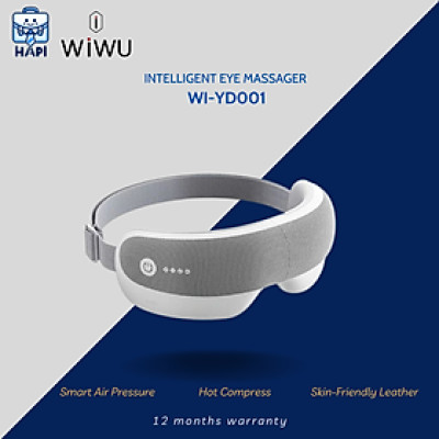 Máy massage mắt thông minh hàng chính hãng WiWU YD-001: Đa chức năng sưởi ấm, áp lực khí, phát nhạc, chăm sóc mắt tối ưu
