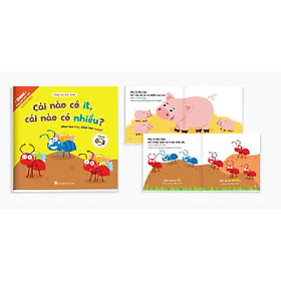 Sách Ehon Dành Cho Bé 0-3 Tuổi - Cùng Con Học Toán (Quét QR đọc truyện)