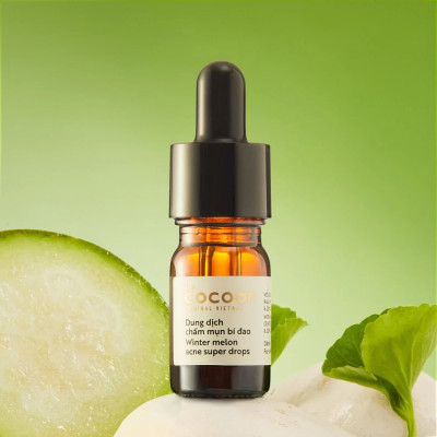 Bộ Tinh chất bí đao cocoon 70ml + Dung dịch chấm mụn bí đao Cocoon 5ml