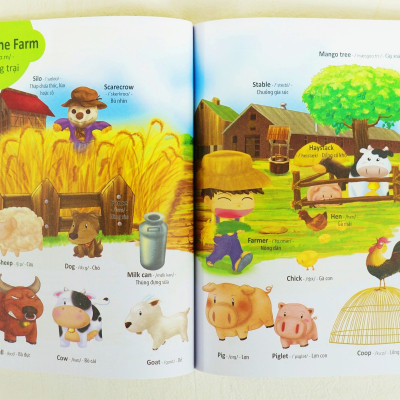 Sách 4000 Từ Vựng và Mẫu Câu Tiếng Anh Thiết Yếu Cho Trẻ Em – Đinh Tị Books