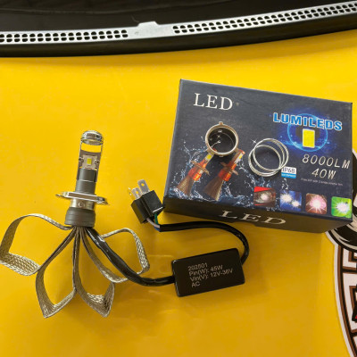 Đèn Pha Bi LED T2 Thế Hệ Mới – Sáng Trắng Siêu Nét, Không Cần Độ Dây, Cực Bền