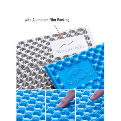 Đồ cắm trại đệm gấp Naturehike camputvn dạng xốp trứng dã ngoại du lịch leo núi chống nước lót nằm êm A069
