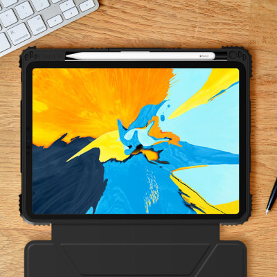 Bao da chống sốc có khay để bút Nillkin Bumper cho Apple IpadPro 12.9 2018- Hàng chính hãng.