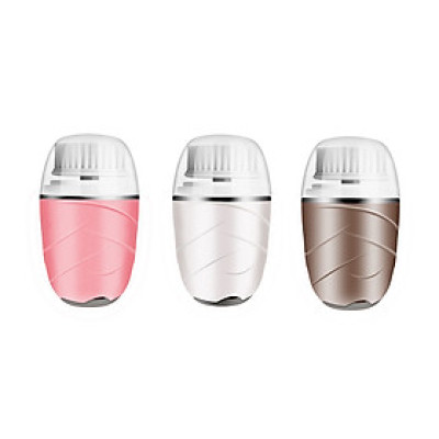 Máy Rửa Mặt Mini Tiện Lợi 3 Trong 1 – 3 Đầu Cọ Lựa Chọn - Tẩy Trang - Rửa Mặt - Làm Sạch Sâu - Loại Bỏ Bụi Nhờn Trong Lỗ Chân Lông 