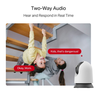 Camera trong nhà Mercusys Pan/Tilt Home Security Wifi Full HD 1080p MC200 - Hàng chính hãng