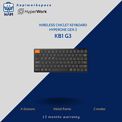 Bàn phím không dây hàng chính hãng HyperWork HyperOne Gen 3 HPW-KB1G3