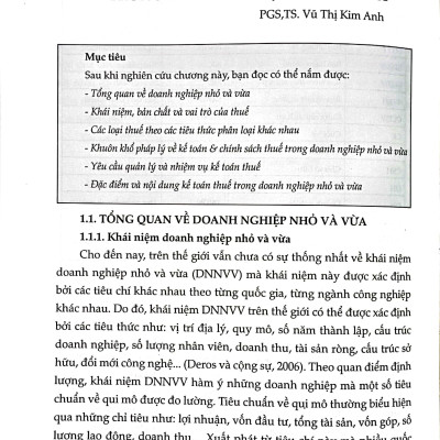 Lý Thuyết - Thực Hành - Giải Pháp Kế Toán & Thuế Trong Doanh Nghiệp Nhỏ Và Vừa