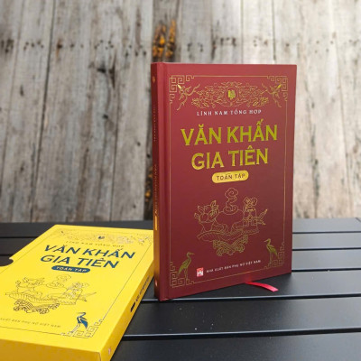 Sách Văn Khấn Gia Tiên (toàn tập) - Bản cao cấp, có hộp