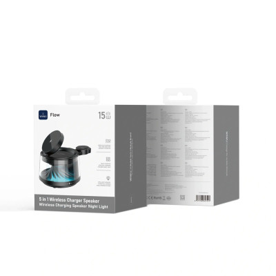 Bộ Sạc Không Dây Wi WU Flow W039 5 Trong 1 - Hàng Chính Hãng