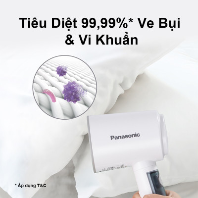 Bàn ủi hơi cầm tay Panasonic NI-GHD015WRA - 1300W - Hàng chính hãng