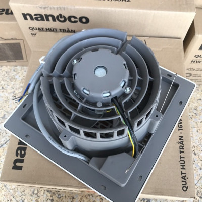 Quạt Thông Gió Âm Trần Không Ống Dẫn Nanoco NCV2020 - Hàng Chính Hãng