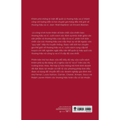Chiến Lược Xa Xỉ - The Luxury Strategy - Bản Quyền