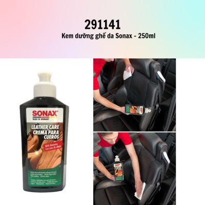 Kem dưỡng ghế da Sonax Leather Care 291141 mẫu 2020 250ml