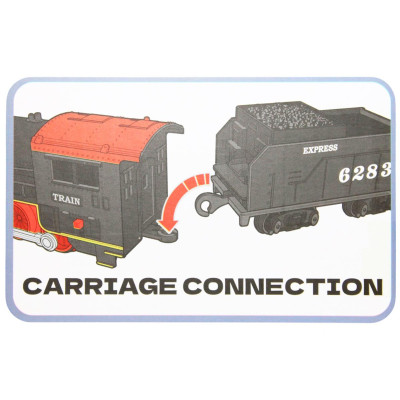 Bộ Đồ Chơi Lắp Ráp Đường Ray Và Tàu Lửa Retro Chạy Pin - Vecto VT22832