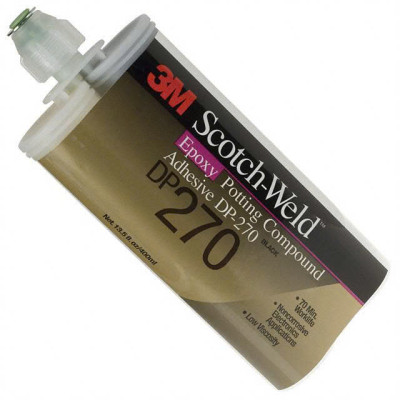 Keo Cường Lực Cao 3M Scotch-Weld DP270, Màu Đen, 48.5 mL, 12 Chai/Thùng