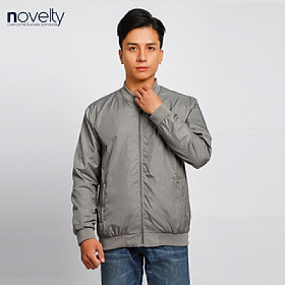 Áo jacket nam in chìm Novelty xám nhạt 2203392