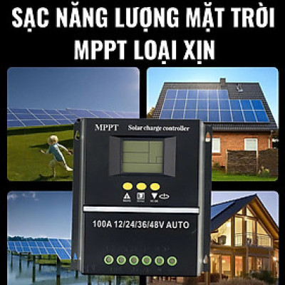 Bộ Sạc Năng Lượng Mặt Trời MPPT 80A – Tự Động Nhận 12V/24V/36V/48V, Siêu Bền, Hiệu Suất Cao Loại Xịn , đèn trang trí