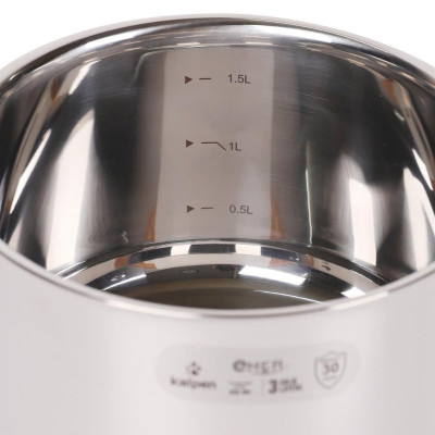 Quánh Inox 304 Đúc Liền Khối Kalpen Emer EM16 - 16Cm, Dung tích 1,5L, Dùng các dòng bếp...