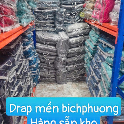 Bộ chăn drap gối thun Hàn Quốc loại 1 có mền 5 món ( 1 drap + 1 chăn chần bông + 3 áo gối) HOẶC mền lẻ