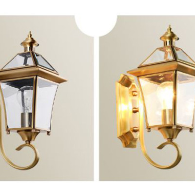Đèn tường đồng kính trang trí SERINA cao cấp