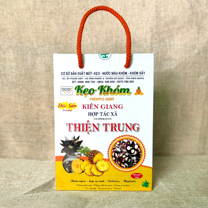 Kẹo Khóm Thiện Trung - Hộp 250gr