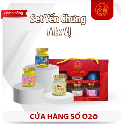 Set Yến Chưng Mix Vị 6 Hũ