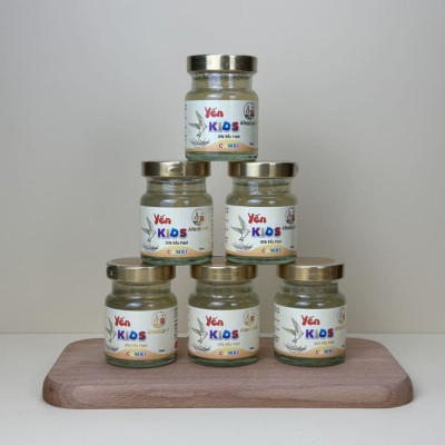 Set Yến Chưng Kids Canxi 6 Hũ