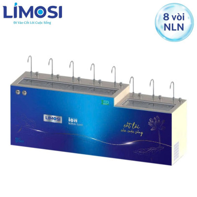 Máy Lọc Nước Ion Kiềm Limosi 120L - 8 Vòi Nóng Lạnh Nguội
