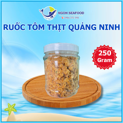 Ruốc Tôm Thịt Quảng Ninh - Hút Chân Không - Hộp 250gr