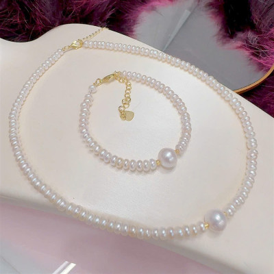 Vòng Tay Ngọc Trai Bắp Nước Ngọt (Size 7 - 8cm)