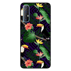 Ốp lưng dành cho Oppo Reno 3 / A91 - Reno 3 Pro - Reno 4 - Reno 4 Pro mẫu Họa Tiết Két Xanh