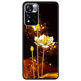 Ốp lưng dành cho Xiaomi Redmi Note 11 Pro 5G ( Bản Nội Địa ) mẫu Sen Trắng Vàng 2