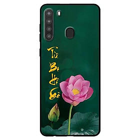 Ốp lưng dành cho Samsung Galaxy A21 mẫu Sen Từ Bi Hỷ Xả