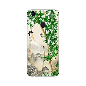 Ốp Lưng in cho Oppo F5 Mẫu Tranh Làng Tre - Hàng Chính Hãng