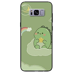 Ốp lưng dành cho Samsung S8 - S8 Plus - S9 Plus mẫu Khủng Long Cầu Vồng