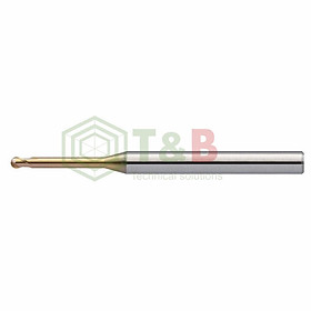 Dao Cầu Cổ Dài R0.3 x 10 x 50L Union Tool Model HSLB2006-100,Dao phay ngón gia công sau nhiệt