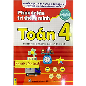 Sách - Phát Triển Trí Thông Minh Toán 4 - Biên soạn theo chương trình GDPT mới