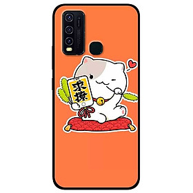 Ốp lưng dành cho Vivo Y30 mẫu Mèo Vui Vẻ