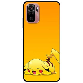 Ốp lưng dành cho Xiaomi Mi Note 10 mẫu PiKa nền vàng