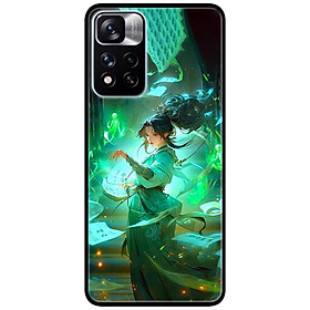 Ốp lưng cho Xiaomi Redmi Note 11 - 11S 4G - Redmi Note 11 5G - 11 Pro Q.Tế - 11 Pro N.Địa - Thiếu Nữ Xanh - Hàng Chính Hãng