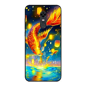 Ốp Lưng in cho Xiaomi Redmi 5 Mẫu Cá Chép Vàng̣ - Hàng Chính Hãng