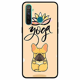 Ốp lưng in cho Realme 5 Pro Mẫu Cún Yoga