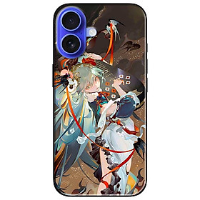 Ốp lưng dành cho Iphone 16 - 16 Plus - 16 Pro - 16 Pro Max - Anime Cô Gái Cầm Đàn - Hàng Chính Hãng