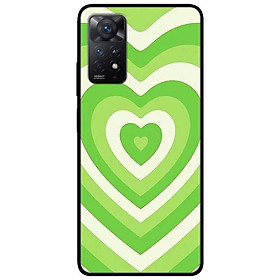 Ốp lưng dành cho Xiaomi Redmi Note 11 Pro 5G mẫu Tim Xanh Chuối
