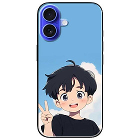 Ốp lưng dành cho Iphone 16 - 16 Plus - 16 Pro - 16 Pro Max - Ảnh Đôi Say Hi 1 - Hàng Chính Hãng
